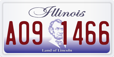 IL license plate A091466