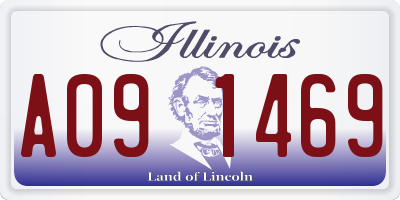 IL license plate A091469