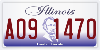IL license plate A091470