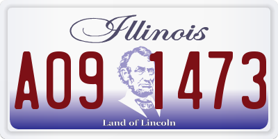 IL license plate A091473