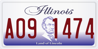IL license plate A091474