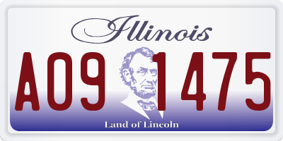 IL license plate A091475