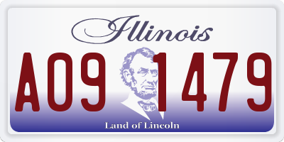 IL license plate A091479