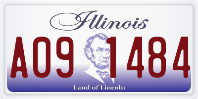 IL license plate A091484