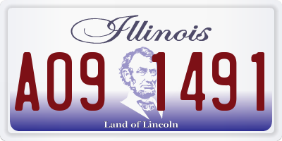 IL license plate A091491