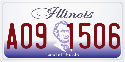 IL license plate A091506
