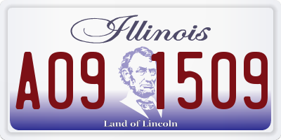 IL license plate A091509