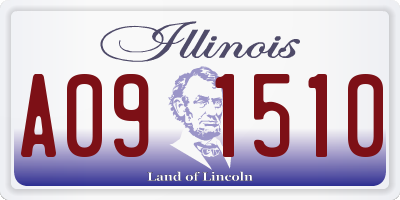IL license plate A091510