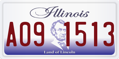 IL license plate A091513