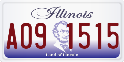 IL license plate A091515