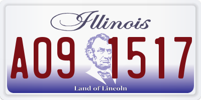 IL license plate A091517