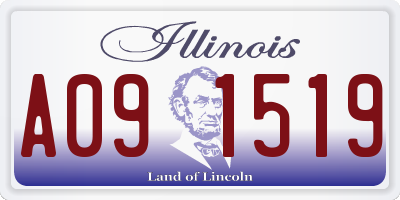 IL license plate A091519