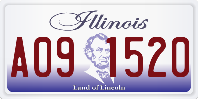 IL license plate A091520