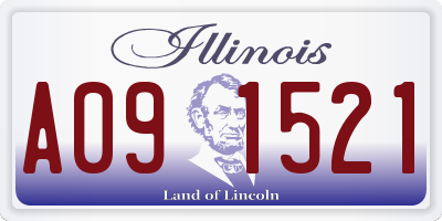 IL license plate A091521