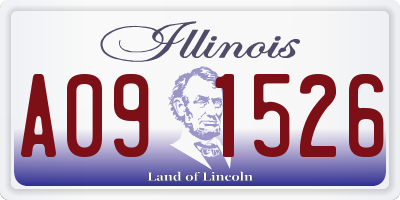 IL license plate A091526
