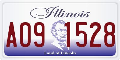 IL license plate A091528