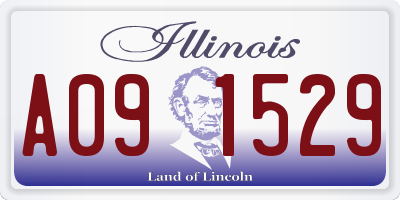 IL license plate A091529