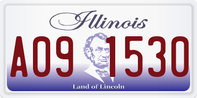 IL license plate A091530