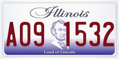 IL license plate A091532