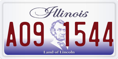 IL license plate A091544