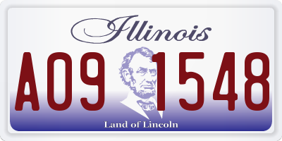 IL license plate A091548