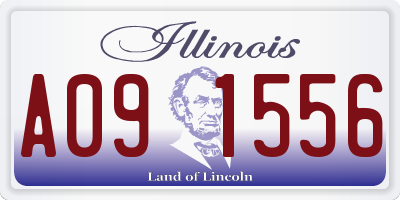 IL license plate A091556
