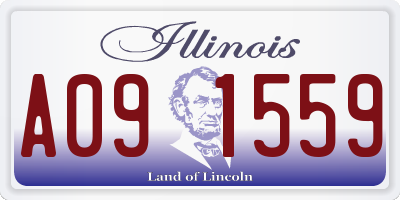 IL license plate A091559