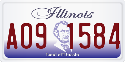IL license plate A091584