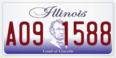 IL license plate A091588