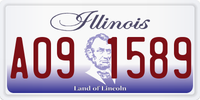 IL license plate A091589