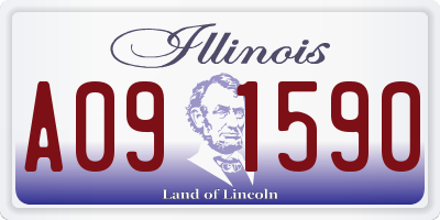 IL license plate A091590