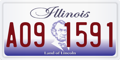 IL license plate A091591