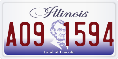 IL license plate A091594