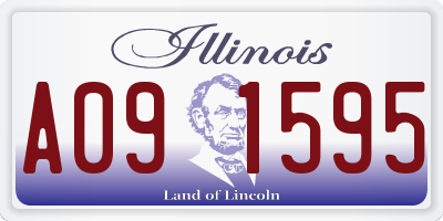 IL license plate A091595