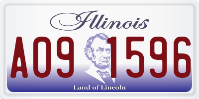 IL license plate A091596
