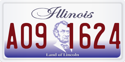 IL license plate A091624
