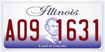 IL license plate A091631