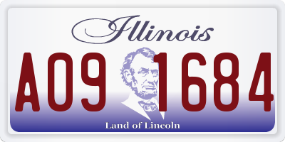 IL license plate A091684