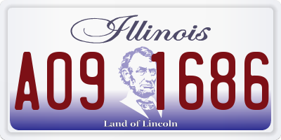 IL license plate A091686