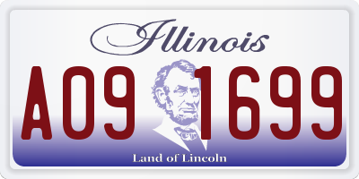 IL license plate A091699