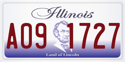 IL license plate A091727