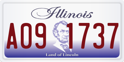 IL license plate A091737