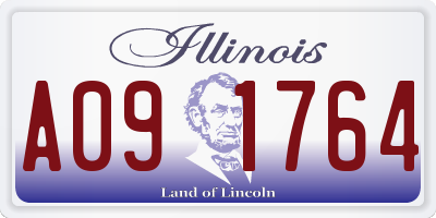IL license plate A091764