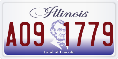 IL license plate A091779