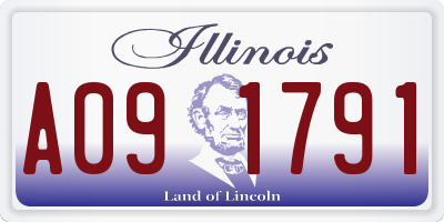 IL license plate A091791