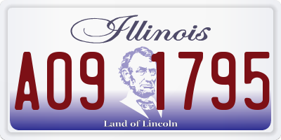 IL license plate A091795