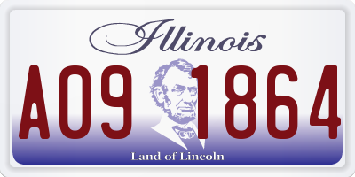 IL license plate A091864