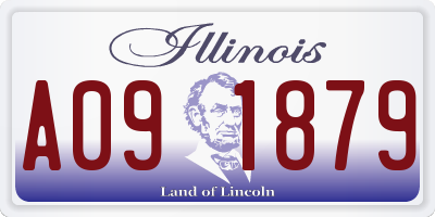 IL license plate A091879