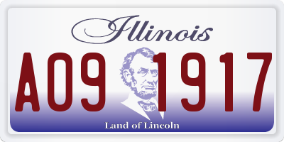 IL license plate A091917