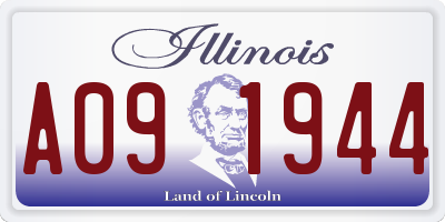 IL license plate A091944